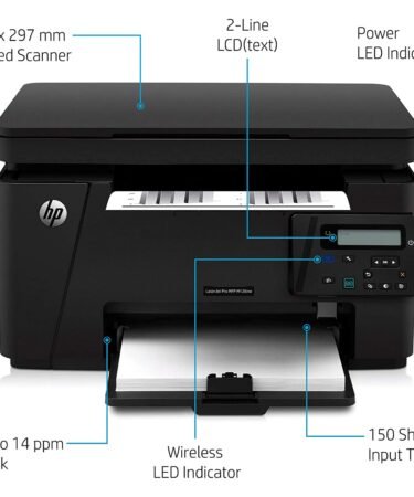 HP Laserjet Pro M126nw Multi-Function Direct Wireless Network Laser Printer (Print, Copy, Scan, Black) 2